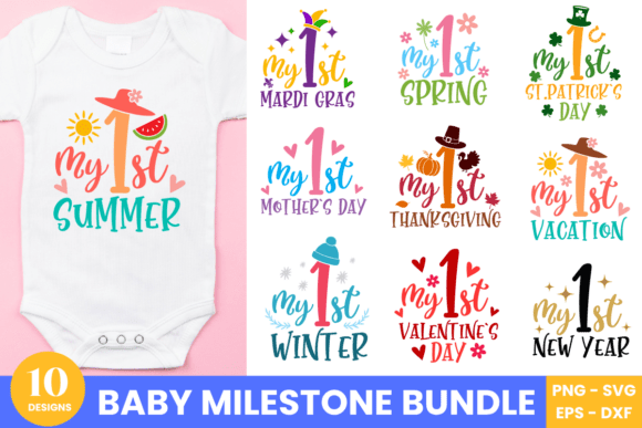 Baby’s First Holiday SVG Bundle