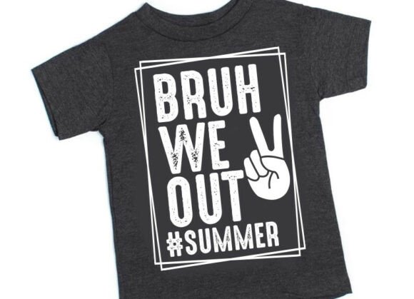Bruh We Out SVG PNG Funny End of School