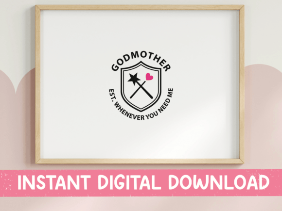 Godmother Badge SVG PNG
