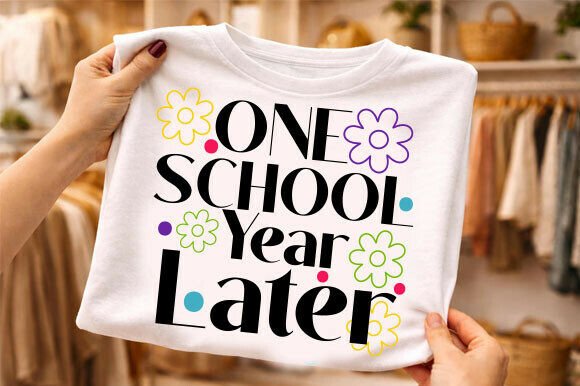 One School Year Later PNG SVG