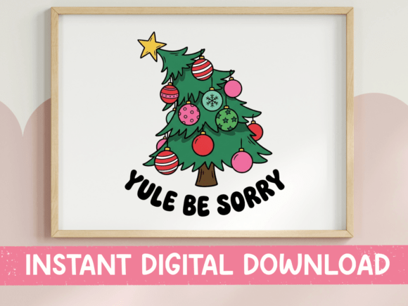 Yule Be Sorry Christmas Tree SVG